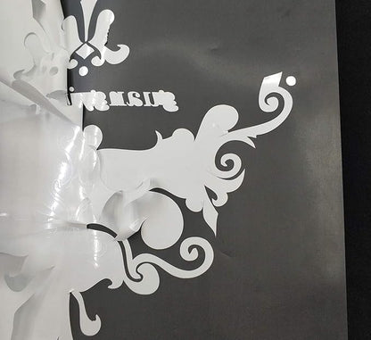 Guangyintong Heat Transfer Vinyl HTV Rolls, 12" x 12ft White Iron-on for T-Shirts, Matte Surface HTV for All Cutter Machines, Easy to Cut & Weed for DIY Design