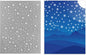 Starry Night Background Metal Cutting Dies,Stars Embossed Etching Stencil,for DIY Scrapbooking Card Making Party Decorations Kids' Craft Projects Journal Embellishments Stamp Craft Photo Album ban