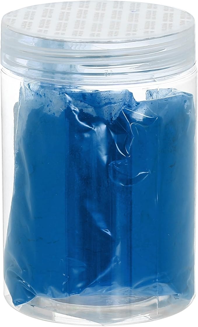HARFINGTON Iron Oxide Powder Concrete Pigment 500 Mesh 3.5oz (100g) Iron Oxide Grout Pigment for Pastel Tile Paint Concrete Cement, Sky Blue