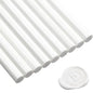 Nuanchu 15 Pcs Glue Gun Sealing Wax Sticks Retro Vintage Wax Sticks for Seal Stamp and Letter for Wedding Invitations Card Envelope Christmas Holiday Gift Ideas(Ivory White)