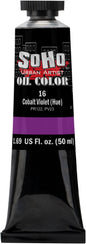 Soho Urban Artist Oil Paint - Cobalt Violet Hue, 50 ml Tube - Best Valued Oil Colors for Painting, Excellent Pigment Load