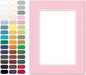 Poster Master Pink Matboard – 4-Ply Acid-Free Picture Mat Board with 45° Beveled Cut, Made in USA, Custom Cut to Any Size, 1/16" Thickness for Framing & Displays