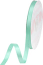 VATIN Double Face Aqua Satin Ribbon 3/8" Continuous 50 Yards,Blue Polyester Fabric Ribbon use for Bows Bouquet, Gift Wrapping, Floral Arrangement Wedding Decoration