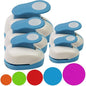 Set 5 Circle Paper Punch 0.3'' / 0.6'' / 1'' / 1.5'' / 2'', Scrapbooking Hole Punches Crafting, Design for Office Supplies, Card Making, DIY Photo Album.