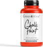 GRANOTONE Chalk Paint for Furniture | Matt-Finish Water-Based Acrylic Paint for Wood, Walls, Metal, Glass, Paper, Fabric Canvas | Maximum Coverage Chalk Paint for Kids & Adults, 120 Ml (RED)