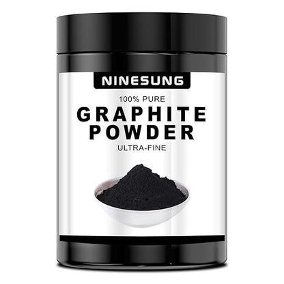 Pure Graphite Powder - 2 LB, 44-Micron Ultra-Fine, Excellent Dry Lubricant, Amazing Artistic Powder for Sketching, Drawing, Pencils, Locks