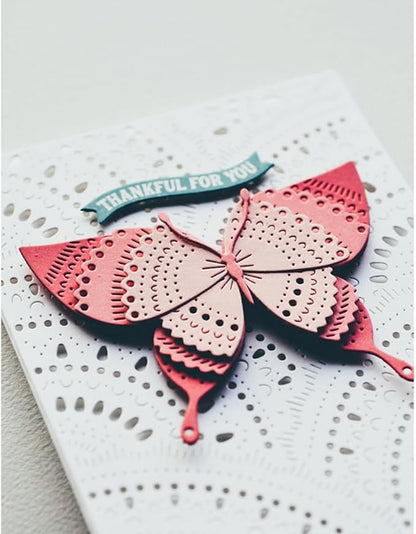 Mvchifay Cutting Dies for Card Making Metal Die-Cuts Scrapbooking Tool Hollow Frame DIY Craft Punch Template Embossing for Paper Album Decor (Hollow Frame-14.2x11cm)