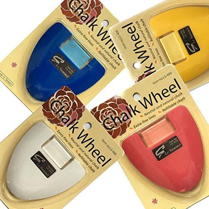YEQIN Chalk Wheel Fabric Marker Tailor's Chalk DIY Sewing Parts (Yellow)