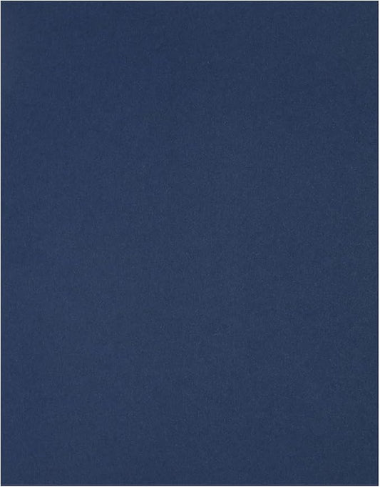 PA Paper Accents Stash Builder Cardstock 8.5" x 11" Chambray, 65lb Colored cardstock Paper for Card Making, Scrapbooking, Printing, Quilling and Crafts, 25 Piece Pack