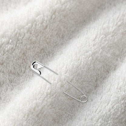 1000PCS 28mm / 1.1 Inch Heavy Duty Quilting Pins, Medium Safety Pins Size 1, Silver Metal Sewing Pins, Sharp Pins for DIY Crafts Jewelry Making Baby Clothing (Nickel Plated)