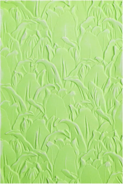 BAOFALI 3D Embossing Folder for Card Making, Leaves Plastic Texture Fades Embossing Folder Template for Scrapbooking and Other Paper Craft Album Stamps DIY Decoration 6.3" L x 4.5" W