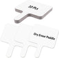10 Pcs Dry Erase Answer Paddles 10x8 Inch Handheld White Boards Mini Double Sided Dry Erase Signs Small Auction Paddles for Students Teachers Office Classroom Meeting Voting Family Games Party