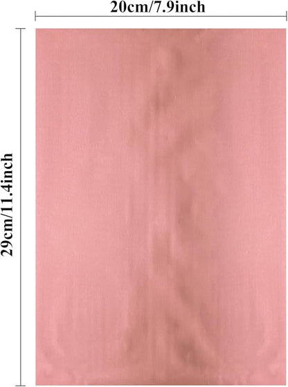 Briartw 20x29cm Hot Foil Paper 50 Sheets Pack Toner Reactive Foil Hot Stamping Foil Paper by Laser Printer and Laminator for Scrapbooking Craft Cardmaking DIY Album (Pink, 50 Sheets)
