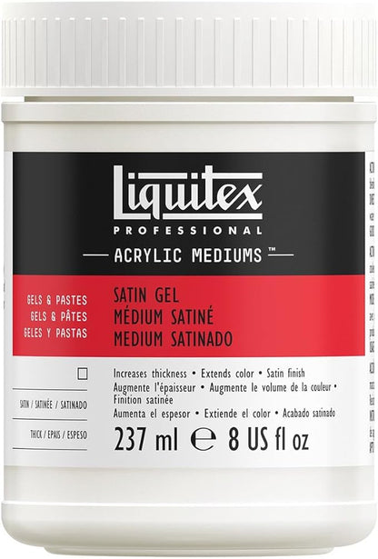 Liquitex Professional Satin Gel Medium, 237ml (8-oz)