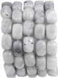 Natural Spectrolite Cuboid Stone Loose Semi Gemstone Beads for Jewelry Making 8mmx12mm 38cm/Strand