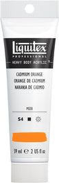 Liquitex Professional Heavy Body Acrylic Paint, 2-oz (59ml) Tube, Cadmium Orange