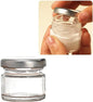 10Pcs Mini Glass Inkwell Ink Bottle Containers with Screw Lids for Calligraphy Oblique Nib Holder Stand Empty Dip Pen Ink Well Jars Desktop Decoration School Gifts(25ml)