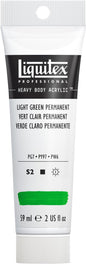 Liquitex Professional Heavy Body Acrylic Paint, 2-oz (59ml) Tube, Light Green Permanent
