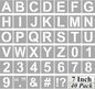 Alphabet Letter and Number Stencils 7 Inch - 40 Pack Large Letters and Numbers Stencil Templates with Signs for Painting on Wood, Reusable Letter Stencils for Chalkboard Signs & Wood Wall Art