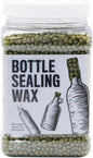 Blended Waxes, Inc. Bottle Sealing Wax, Pastille Wax Seal Beads For Wine, Beer, and Liquor Bottle Sealing, Seals Between 25-30 Bottles, 1 lb, Olive Green