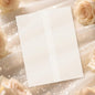 120 Pack Pre-Folded Vellum Jackets for 4.25x5.5 Invitations, Translucent Vellum Paper 4.25x5.5 Jackets, 100GSM Wedding Invitations Wraps, Envelope Liners for Birthdays, Baby Showers