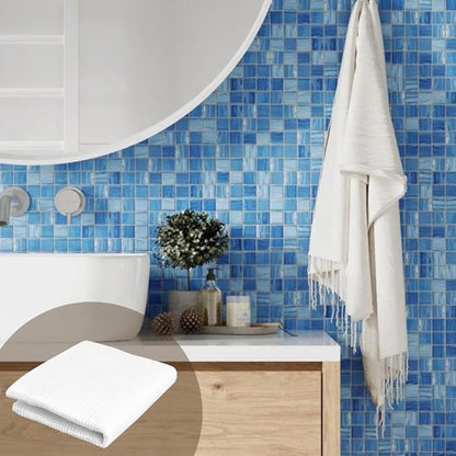 36" x 118" Mosaic Mesh for for Back Mounted Tile with Gloves, Fiberglass Mosaic Mesh Backing Boast for Tile Installation Supplies Tools, Non Sticky (36" x 118")