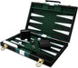 Backgammon Set - Classic Board Game with Premium Leather Case - Portable Travel Strategy Backgammon Game Set for Adults, Kids (11inch, Black)