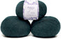 Pullu - Baby Alpaca Merino Wool Yarn Set of 3 Skeins (150 Grams) Worsted Weight - Sourced Directly from Peru - Heavenly Soft and Perfect for Knitting and Crocheting (Emerald Green)