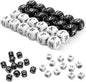 24 Pcs Dice Set, The Crossword Solitaire Game, 6 Sided Dice Crossword Creative Game, Two-Player Parent-Child Interactive Family English Letter Dice Games for Adults