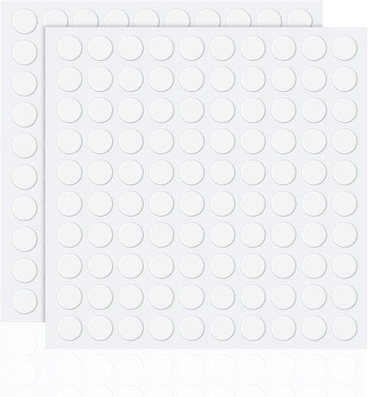 Zonon 200 Pcs Double Sided Adhesive Dots Clear Glue Point Tape Stickers Balloon Glue Round Mini No Traces Adhesive Sticker Dot Sticker for Classroom Decor Craft DIY Office (0.79 Inch/ 20 mm)