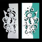 Metal Cutting Dies DIY Embossing Stencil Template Scrapbooking Card Making Mold Photo Album Arts Crafts Tools (Lace Snowman-16.4x7.9cm)