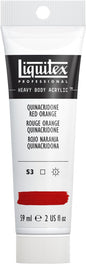 Liquitex Professional Heavy Body Acrylic Paint, 2-oz (59ml) Tube, Quinacridone Red-Orange