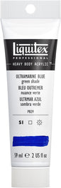 Liquitex Professional Heavy Body Acrylic Paint, 2-oz (59ml) Tube, Ultramarine Blue (Green Shade)