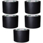 BookGuard 3 Inch Bookbinding Repair Cloth Tape, Black Book Spine Tape, 15 Yards Per Roll - Case of 5