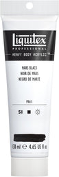 Liquitex Professional Heavy Body Acrylic Paint, 4.65-oz (138ml) Tube, Mars Black