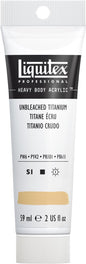 Liquitex Professional Heavy Body Acrylic Paint, 2-oz (59ml) Tube, Unbleached Titanium