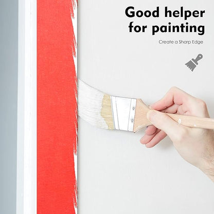 Red Painters Tape,1 inch x 60 Yards - Clean Release Masking Tape for Painting,Labeling,DIY Crafting,Decoration and School Projects