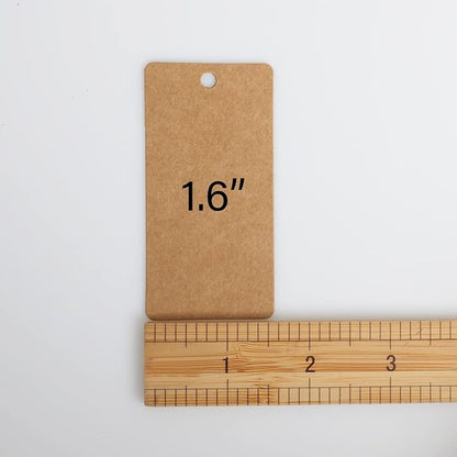 200pcs Kraft Paper Gift Tags with String, Price Tags, Display Label for DIY Project,Gifts Arts and Crafts Wedding Holiday (Brown)
