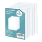 Egofine Plexiglass Sheets Acrylic Sheets 6 Pack of 8x10’’ 0.04 Thick Clear Plastic Cast Transparent Plexi Glass for Crafting Projects, Replacement Picture Frame Glass, DIY Display, Easy to Cut