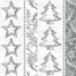 20-ct 13x13 Christmas Paper Decoupage Napkins, 3-Ply Servilletas Tissue Napkin for Dinner and Parties, Disposable Napkins (Trees Pattern)