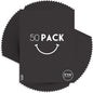 Golden State Art, 12x16 Uncut Photo Mat Matboard - Black Uncut Mats for DIY Projects, Presentation Boards, Art Crafts, Prints (50 Pack)