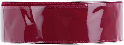 MEEDEE 1.5 Inch Velvet Wired Ribbon - 25 Yards Dark Red, Perfect for Christmas Tree, Wreaths & Bows