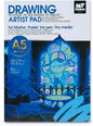 TRANSON Artist Mix Media Sketchbook Marker Pad, 5.8”x8.3” 80 Sheets A5 Art Papers, 80lb/120gsm for Painting, Drawing and Sketching
