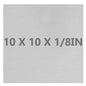 6061 T651 Aluminum Sheet Metal 10 x 10 x 1/8(0.125") Inch Flat Plain Aluminum Plate Covered with Protective Film, 3MM Heat Treatable Rectangle Aluminum Metal Plate for Crafting, Industrial
