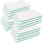 Tosnail 16 Pack 4" x 6" Rubber Stamp Carving Blocks, Soft Rubber for Beginners and Professional Craft Project - Green