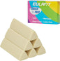 EULANT Pencil Erasers 6 Pieces, White 2B Rubbers Erasers for Schools Office Kids Adults, Soft Art Erasers for Writing Drawing Student Teachers
