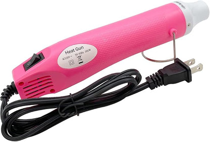 Heat Gun, Mini Hot Air Gun for DIY Crafts Portable Heat Air Gun Tool for Embossing Shrink Wrapping Drying Paint