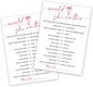 Wedding Shower Games Cards, Would She Rather Bridal Shower Game for 25 Guests, Engagement Party Wedding Games for Guests, Pink Ribbon Bow Wedding Party Supplies - E11