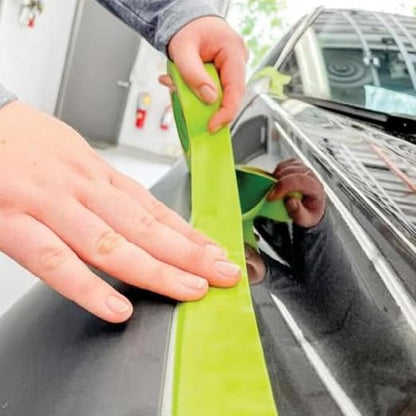 LAUCO DINOGREN High Performance Masking Tape for Car Paint, Heat & Water Resistant, Multi-Purpose Green (1.5 in x 60 yd, 6 Rolls) – Clean Removal, Auto Body Shop, Industrial Use, Crepe Backed*