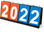 Portable Table Top Scoreboard Flipper, Multi Sports Score Flip Scoreboard Score Keeper